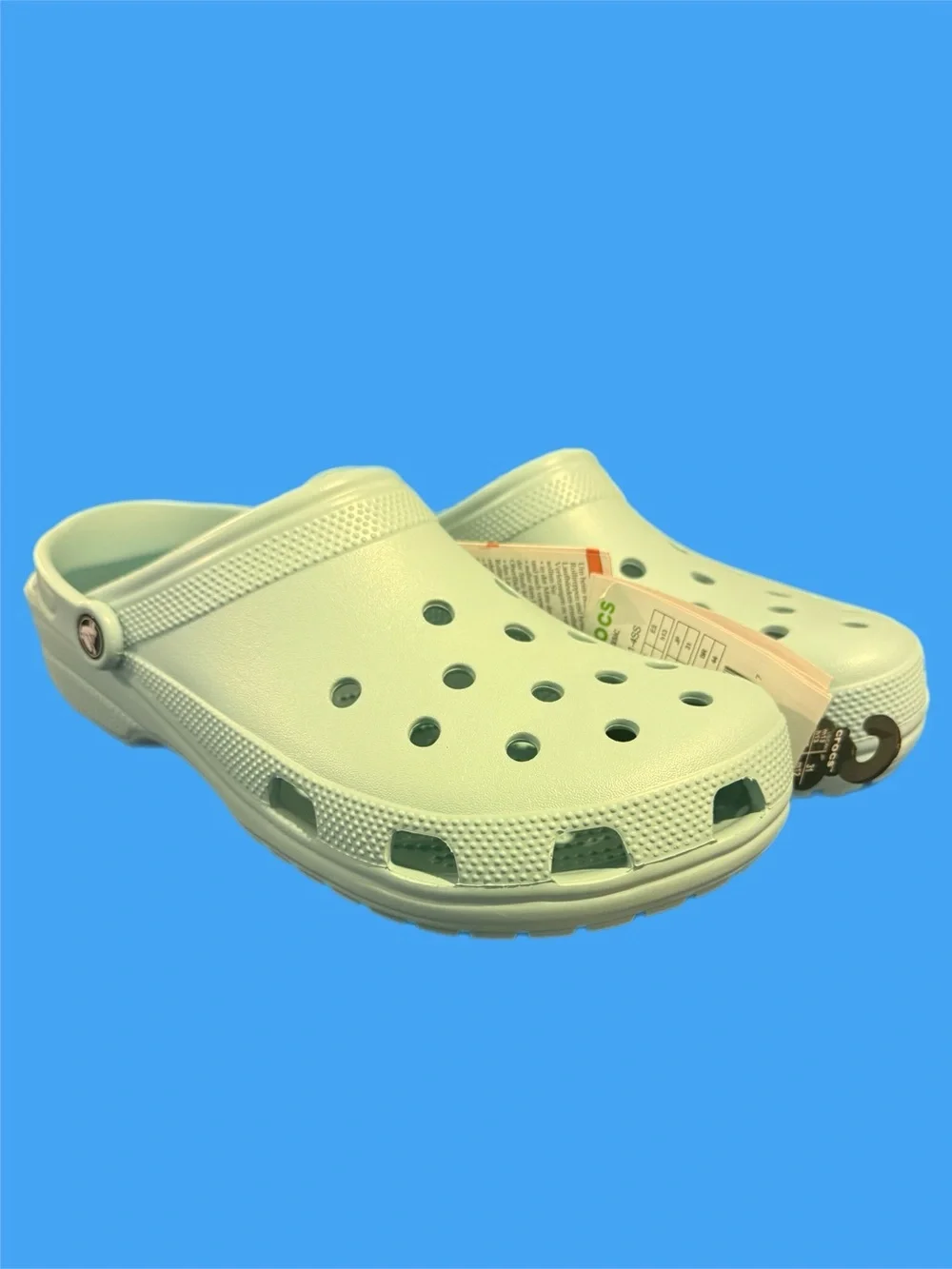 CROCS Classic Clog Pure Water Blue Shoe Mens size 13 NWT